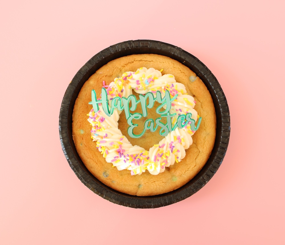 Pie Junkie Easter M&M Cookie Cake (Small)